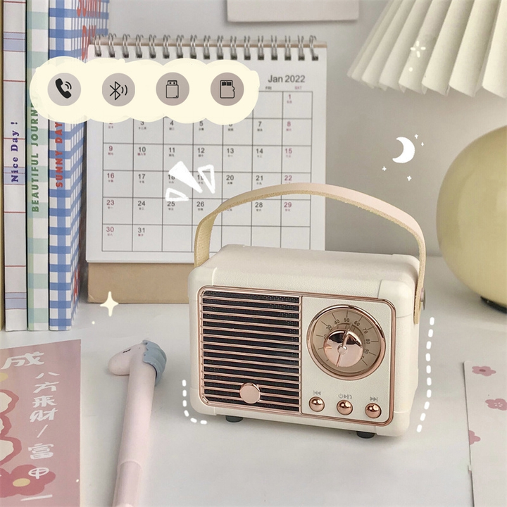Skanto | Mini Retro Radio Bluetooth Lautsprecher