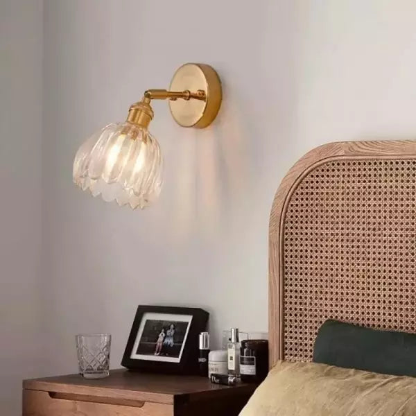 RetroLume – Tulpen-Glas-Wandleuchte mit Vintage-Charme Skanto
