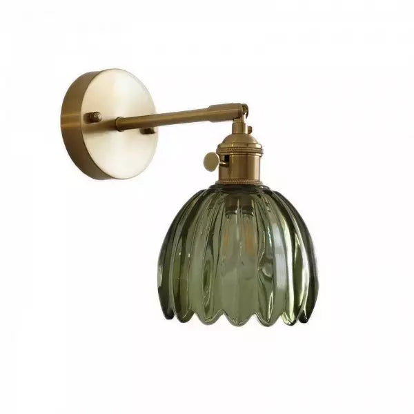 RetroLume – Tulpen-Glas-Wandleuchte mit Vintage-Charme Skanto