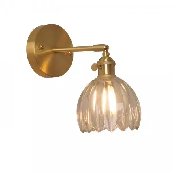 RetroLume – Tulpen-Glas-Wandleuchte mit Vintage-Charme Skanto