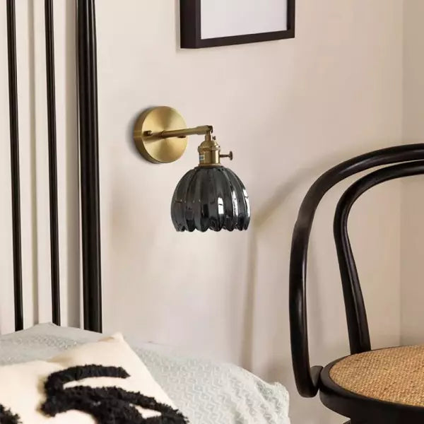 RetroLume – Tulpen-Glas-Wandleuchte mit Vintage-Charme Skanto