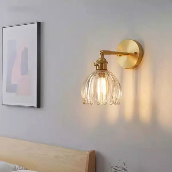 RetroLume – Tulpen-Glas-Wandleuchte mit Vintage-Charme Skanto
