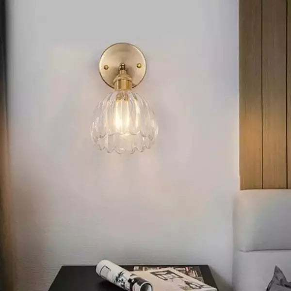 RetroLume – Tulpen-Glas-Wandleuchte mit Vintage-Charme Skanto