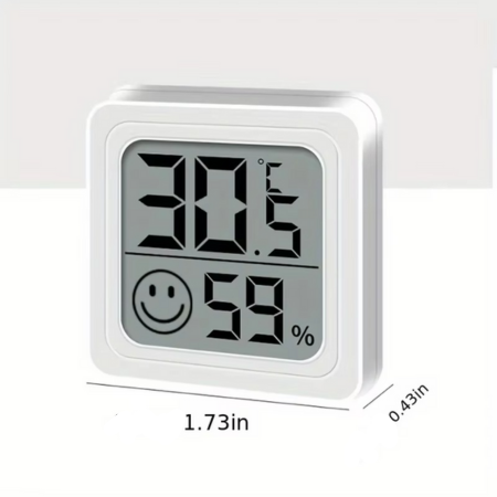 Skanto | Digitales LCD-Thermometer und Hygrometer für den Innenbereich mit Temperatur- und Feuchtigkeitssensor