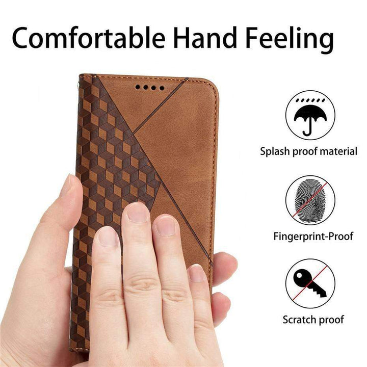Skanto | Brieftaschenhülle mit Rautenmuster für Samsung Galaxy S21/S20