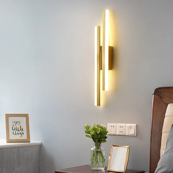 Moderne LED-Wandlampe mit schlichtem Design, minimalistische Wandlampe für Flur & Wohnzimmer