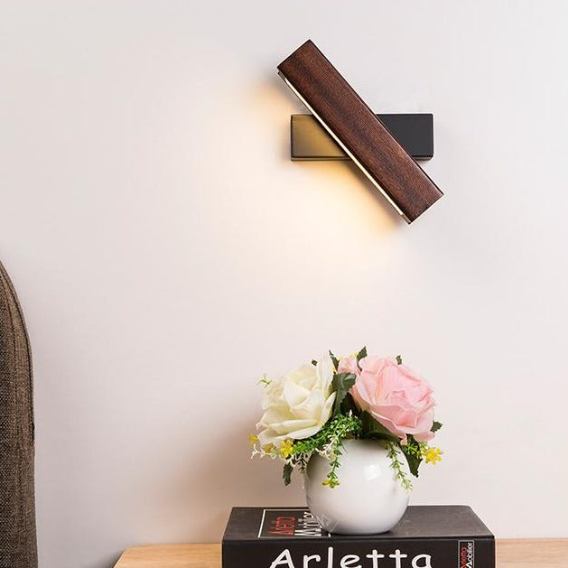 Skanto | Drehbare Holz-LED-Wandlampe - Jasper