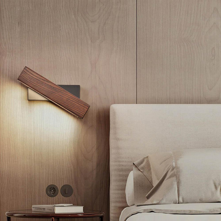 Skanto | Drehbare Holz-LED-Wandlampe - Jasper