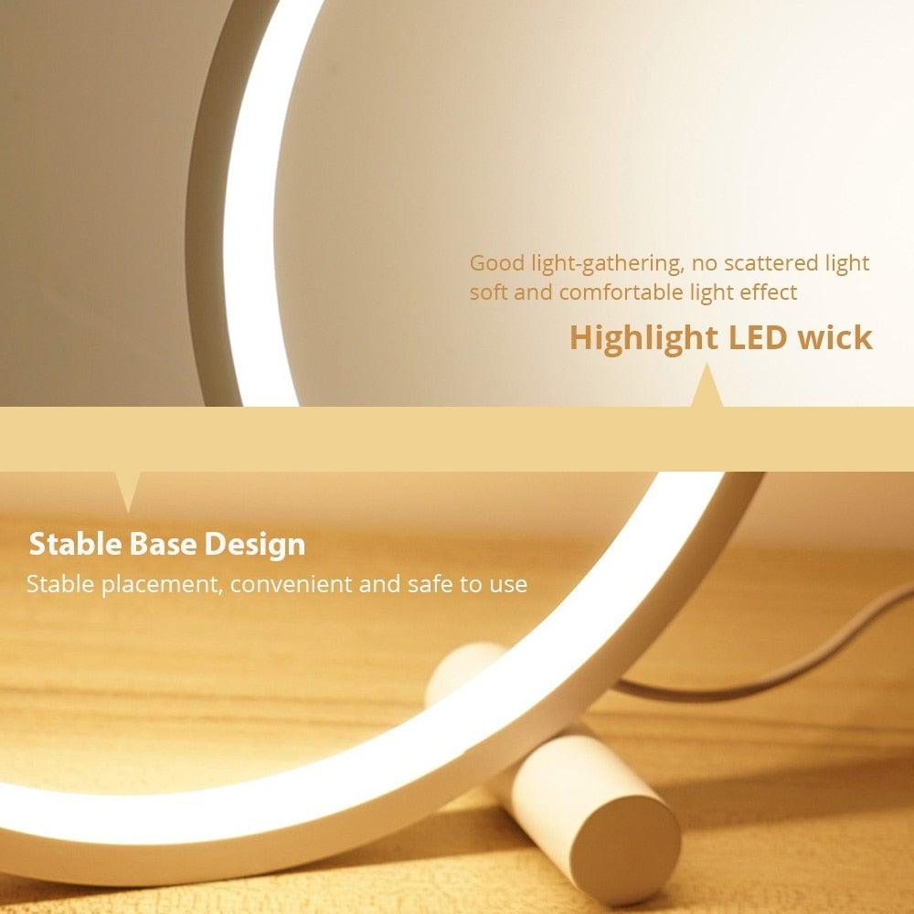 Skanto | Round Dreamlight – Moderne runde LED-Schreibtischlampe