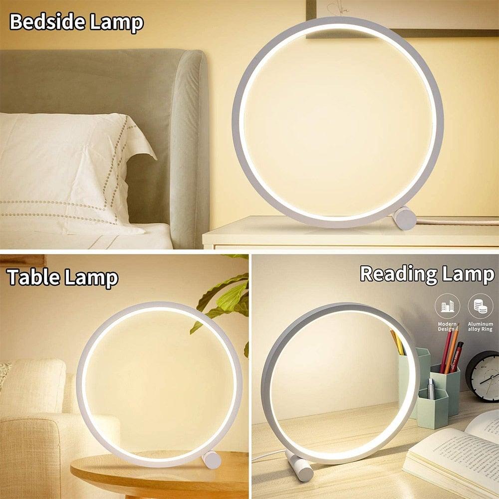 Skanto | Round Dreamlight – Moderne runde LED-Schreibtischlampe