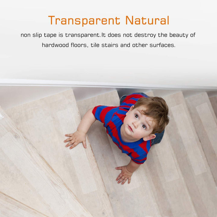 Skanto | Transparente rutschfeste Treppenstufenmatten – Indoor Sicherheits-Grip-Tape für Treppen
