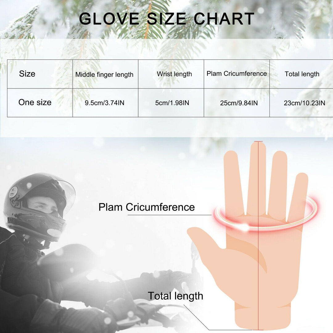 Skanto | -30℃ Wasserdichte, Warme Leder-Skihandschuhe für den Winter | Touchscreen-kompatibel