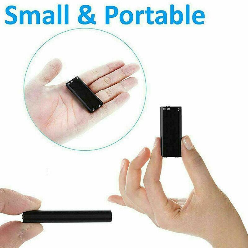 Skanto | Mini-Diktiergerät - Mini-Audiorecorder - Mini-Aufnahmegerät - Kleinstes verstecktes Diktiergerät