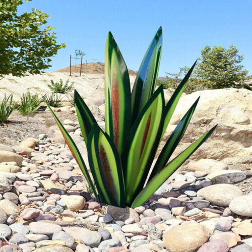 Skanto | Eternal Agave – Handgefertigte Garten-Metallskulptur aus Edelstahl für Innen- und Außendekoration