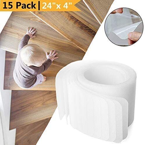 Skanto | Transparente rutschfeste Treppenstufenmatten – Indoor Sicherheits-Grip-Tape für Treppen