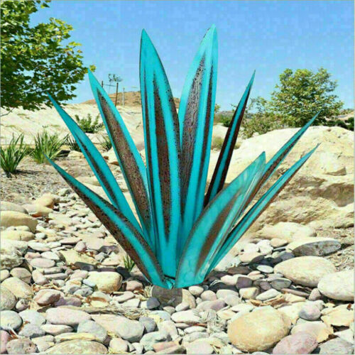 Skanto | Eternal Agave – Handgefertigte Garten-Metallskulptur aus Edelstahl für Innen- und Außendekoration