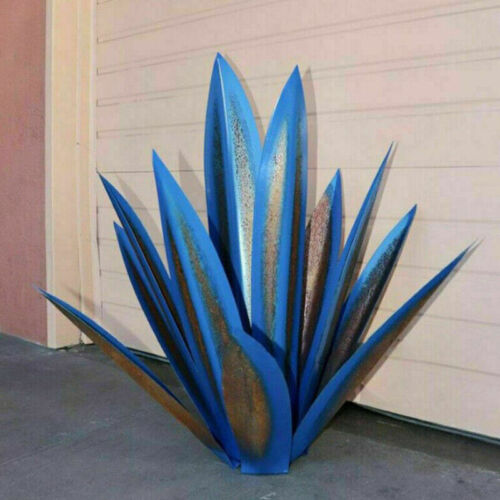 Skanto | Eternal Agave – Handgefertigte Garten-Metallskulptur aus Edelstahl für Innen- und Außendekoration