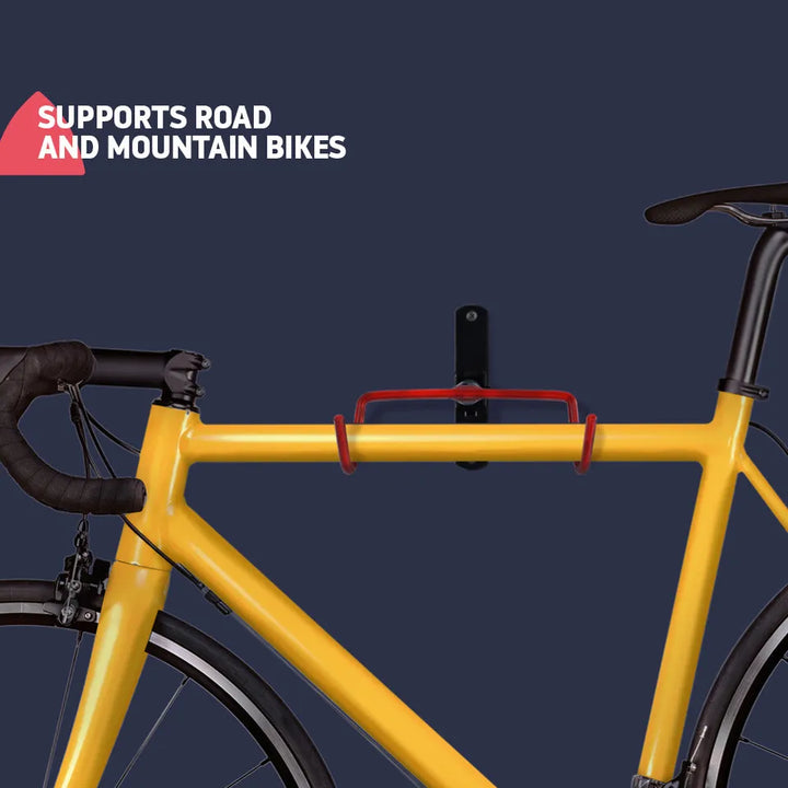 Skanto | Fahrradhalterung – Platzsparender Fahrradhaken mit Schutzhaken