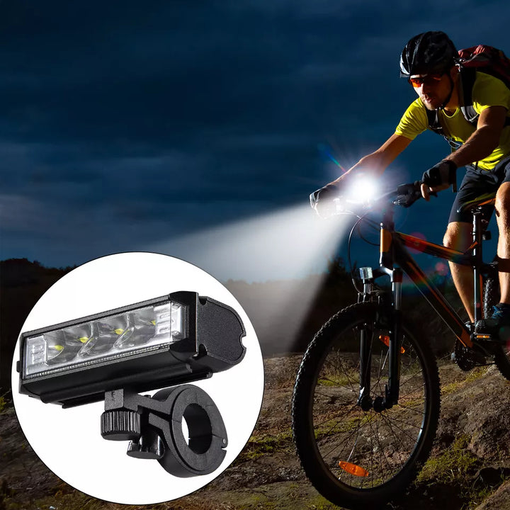 Skanto | Luminara™ | Ultrahelle LED-Fahrradlampe mit einstellbarer Helligkeit | Wasserdichte Multi-Mode Fahrradlampe für Nachtfahrten & Sicherheit