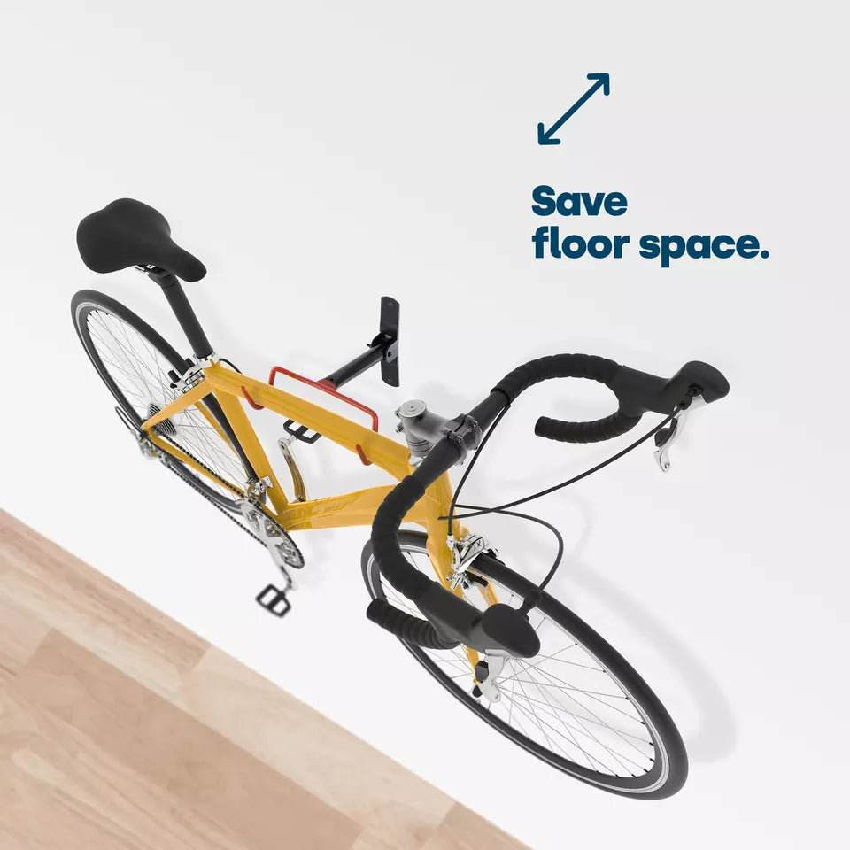 Skanto | Fahrradhalterung – Platzsparender Fahrradhaken mit Schutzhaken