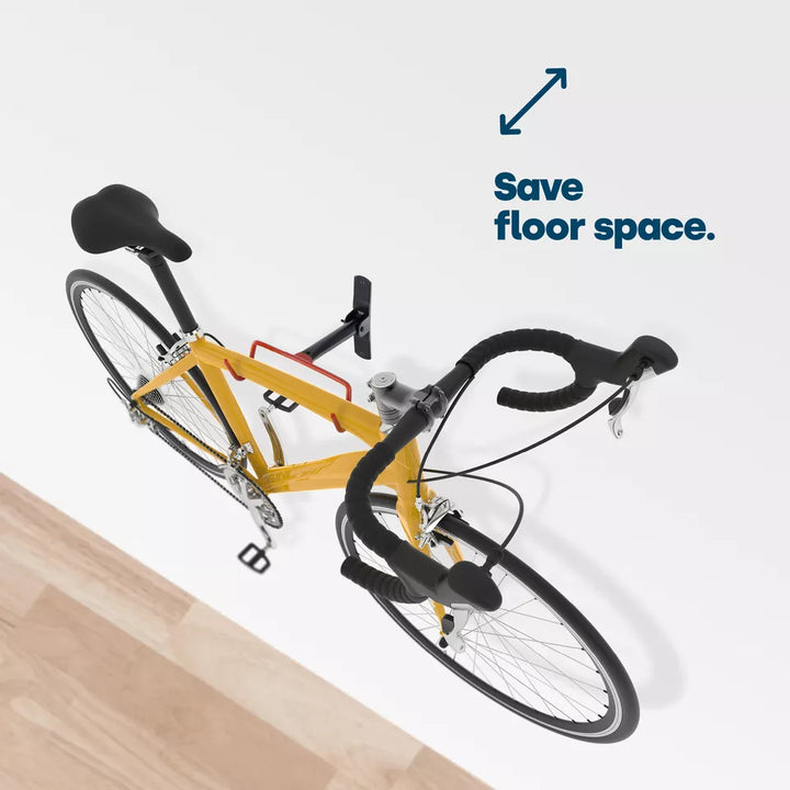 Skanto | Fahrradhalterung – Platzsparender Fahrradhaken mit Schutzhaken