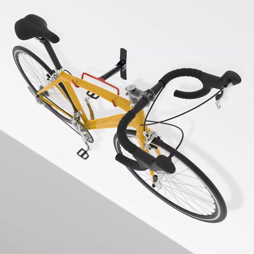Skanto | Fahrradhalterung – Platzsparender Fahrradhaken mit Schutzhaken