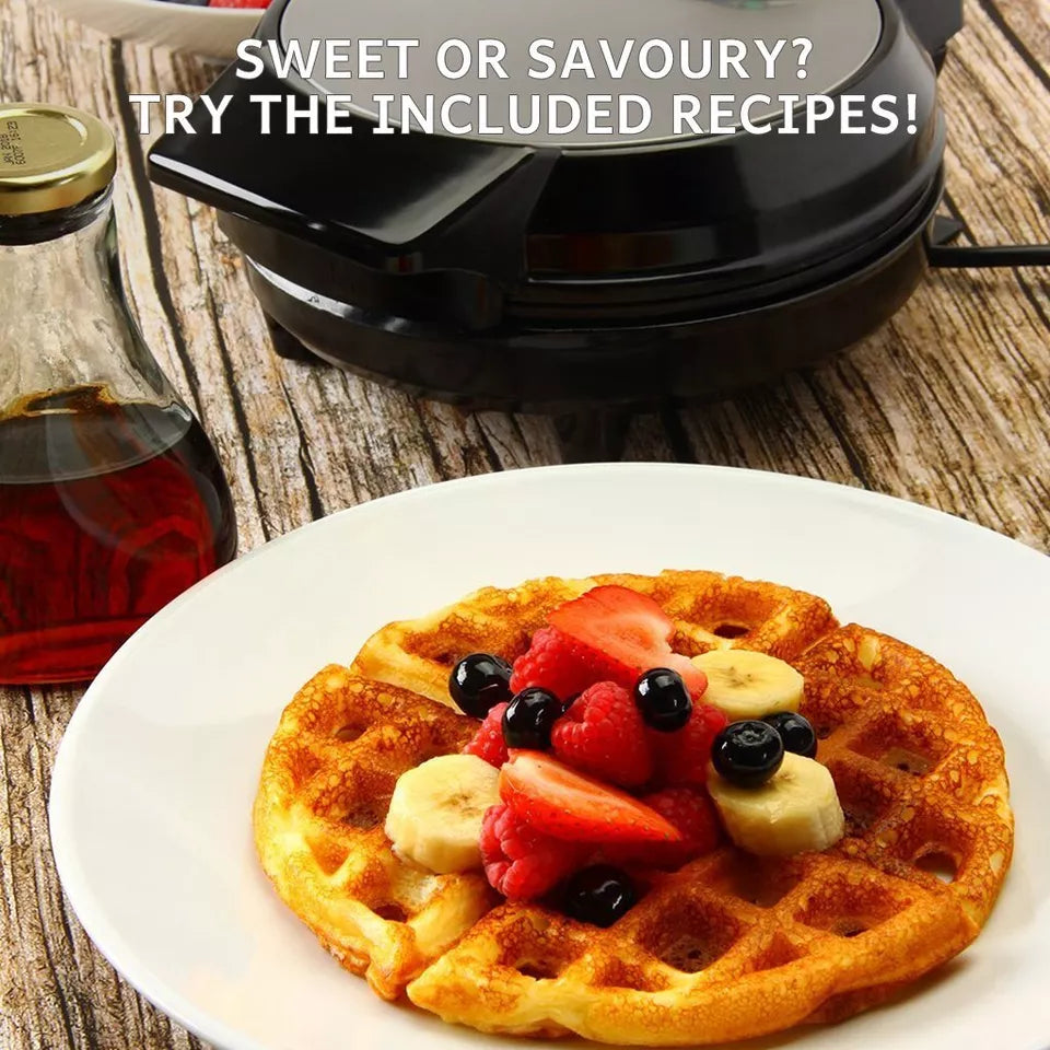 Skanto | Tiefes Waffeleisen | Antihaftbeschichtet, einstellbare Temperatur & kompaktes Design für hausgemachte belgische Waffeln