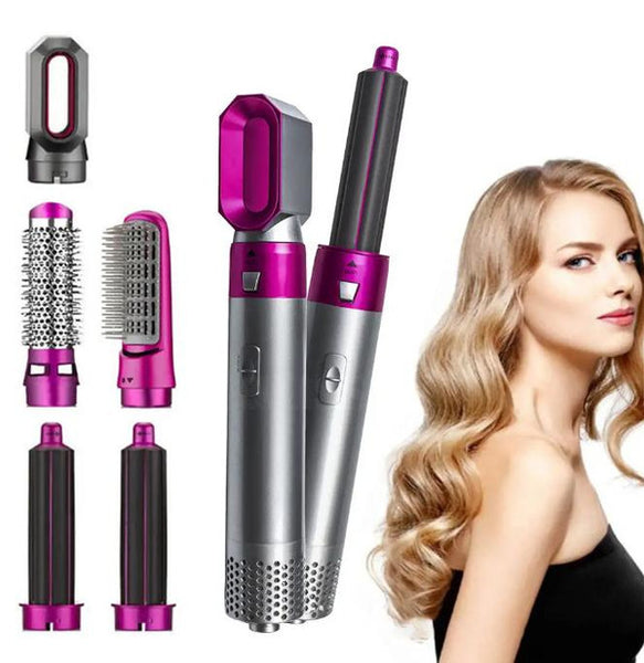 Skanto | 5-in-1 Haartrocknerbürste und Lockenstab