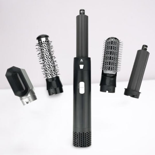 Skanto | 5-in-1 Haartrocknerbürste und Lockenstab