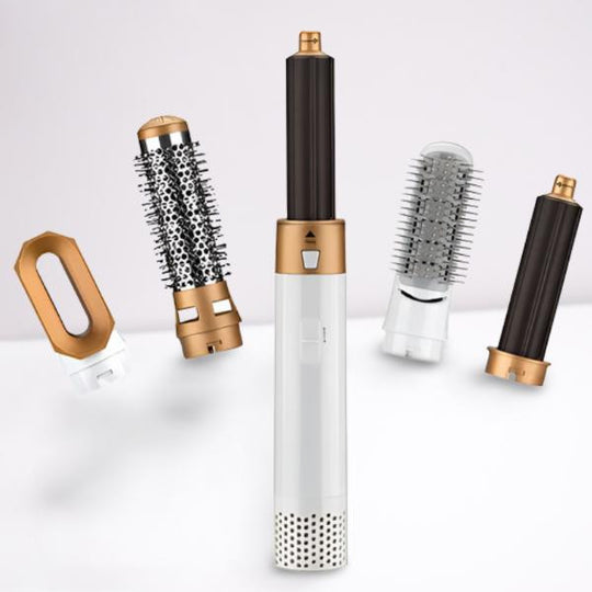 Skanto | 5-in-1 Haartrocknerbürste und Lockenstab
