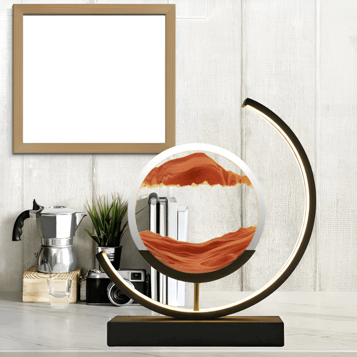 Skanto | SOLUNA LAMP – Entspannende Sandlampe mit App- und Fernbedienung