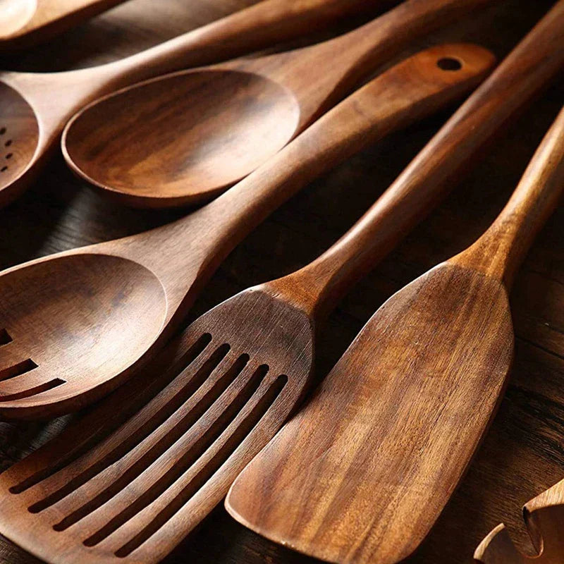 Skanto | EcoChef – Teak-Küchenutensilien-Set