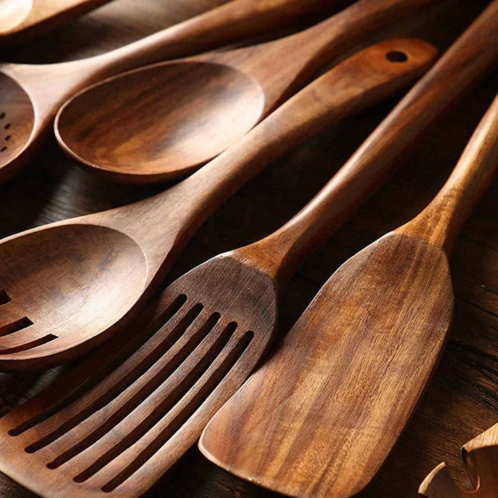 Skanto | EcoChef – Teak-Küchenutensilien-Set