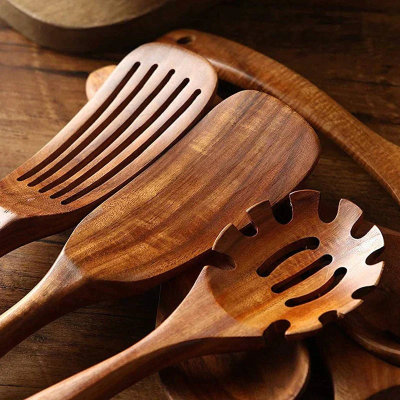 Skanto | EcoChef – Teak-Küchenutensilien-Set