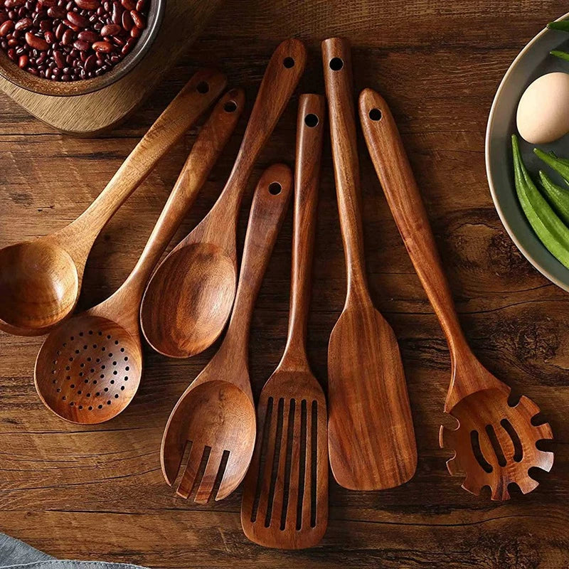 Skanto | EcoChef – Teak-Küchenutensilien-Set