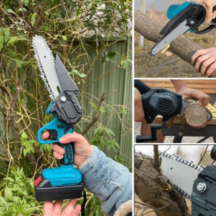 Skanto | SharpCut 6” Akku-Kettensäge | Leistungsstark & ergonomisch | Leichtgewicht