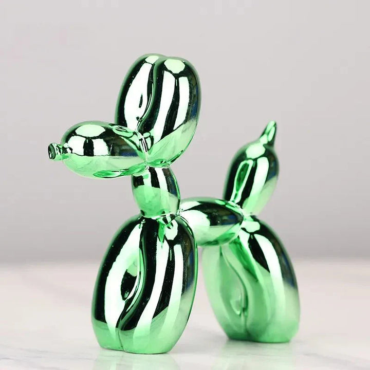 Balloon Dog Sculpture | Shiny Resin Decoration | Multiple Colors