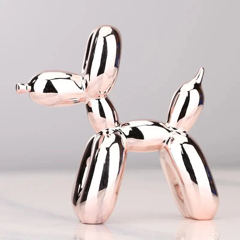 Balloon Dog Sculpture | Shiny Resin Decoration | Multiple Colors