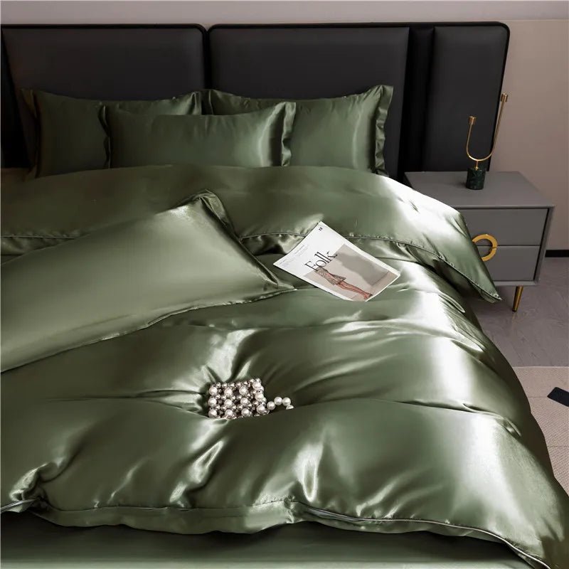 Skanto | SILKCOMFORT – Luxuriöser Bettbezug aus 100% Seide für ultimativen Komfort