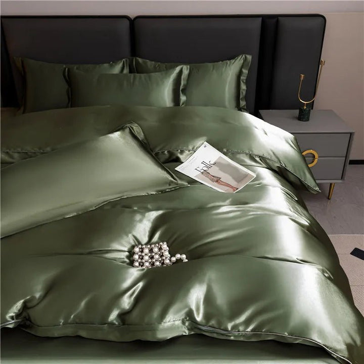 Skanto | SILKCOMFORT – Luxuriöser Bettbezug aus 100% Seide für ultimativen Komfort