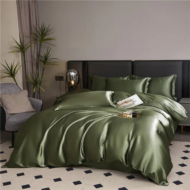 Skanto | SILKCOMFORT – Luxuriöser Bettbezug aus 100% Seide für ultimativen Komfort