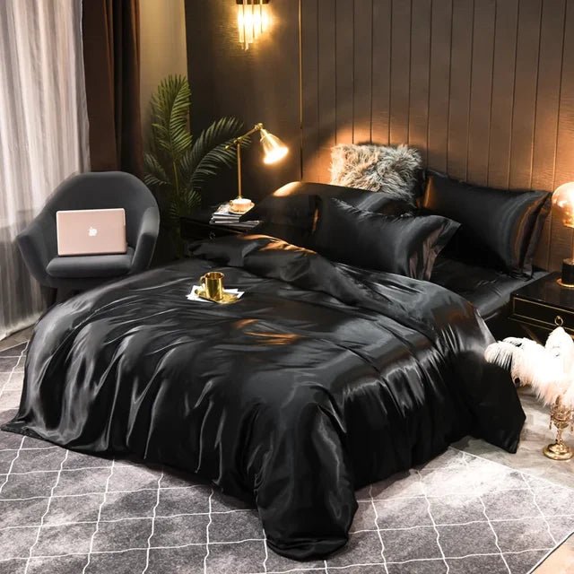 Skanto | SILKCOMFORT – Luxuriöser Bettbezug aus 100% Seide für ultimativen Komfort