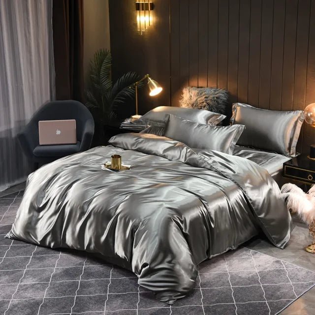 Skanto | SILKCOMFORT – Luxuriöser Bettbezug aus 100% Seide für ultimativen Komfort