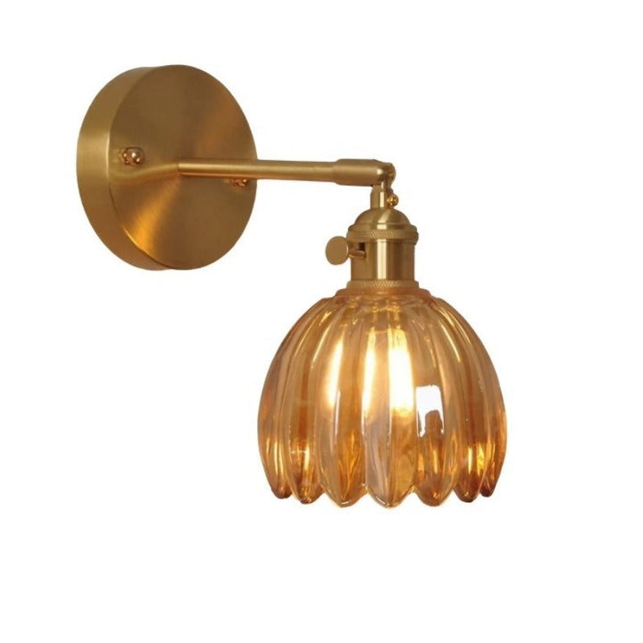 RetroLume – Tulpen-Glas-Wandleuchte mit Vintage-Charme Skanto