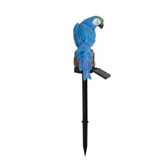 Uhu Papagei Statue LED Solarleuchte Outdoor Wasserdichte Rasenlampe | Skanto