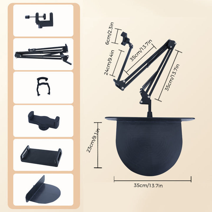 Skanto | Ausziehbarer, versteckter Nachttisch-Telefon-/Tablet-Halter