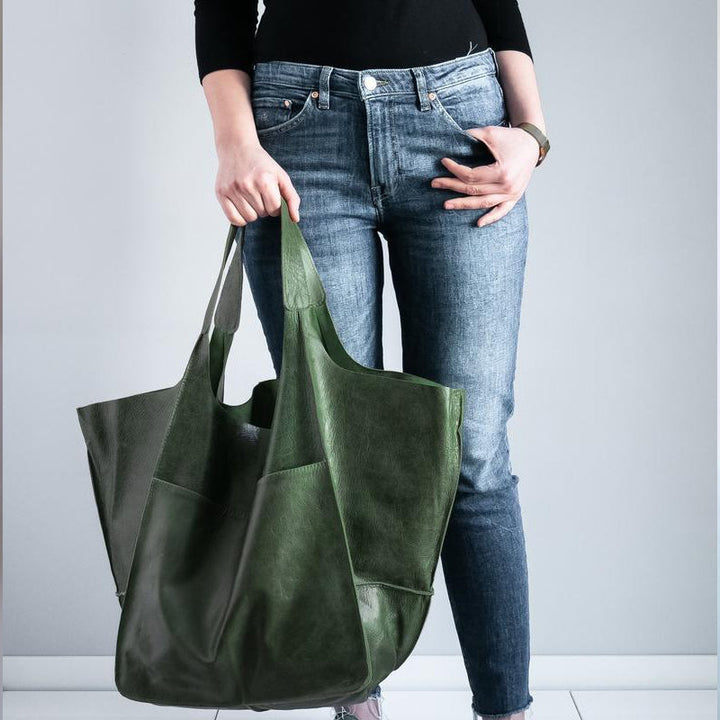 Skanto | Übergroße Wochenend-Ledertasche