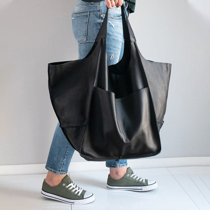 Skanto | Übergroße Wochenend-Ledertasche