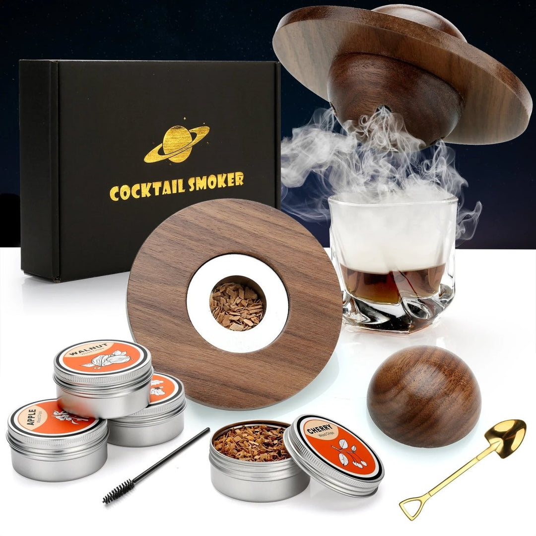 Skanto | SMOKETAIL KIT – Cocktail-Räucherset für Whiskey- & Bourbon-Liebhaber