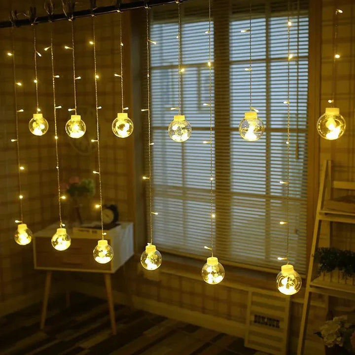 Skanto | Lichterkette – Pendelleuchte – Elegantes Design – Solarbetrieben